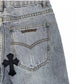 CHROME HEARTS Light Blue Jeans