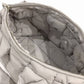 BOTTEGA VENETA Padded Intrecciato Briefcase Gray Bag