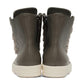 RICK OWENS  Khaki Leather Sneakers
