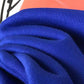 VETEMENTS Logo-Print Blue Oversized Hoodie