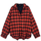 BALENCIAGA Oversized Checked Cotton Shirt