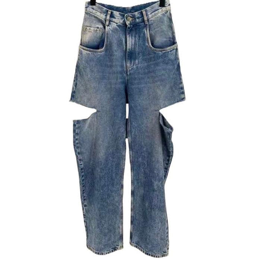 MAISON MARGIELA Distressed Straight Leg Jeans