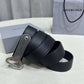 BALENCIAGA Bottle Opener D-ring Leather Belt