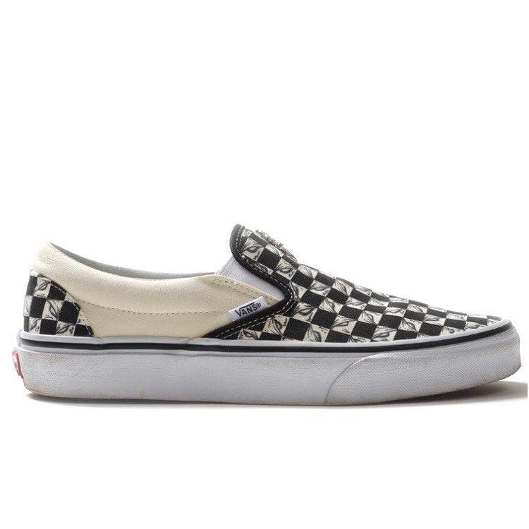 CHROME HEARTS & VANS Matty Boy "99 Eyes" Checkered Slip-On