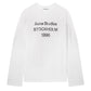 ACNE STUDIOS Logo Print Long Sleeve T-shirt