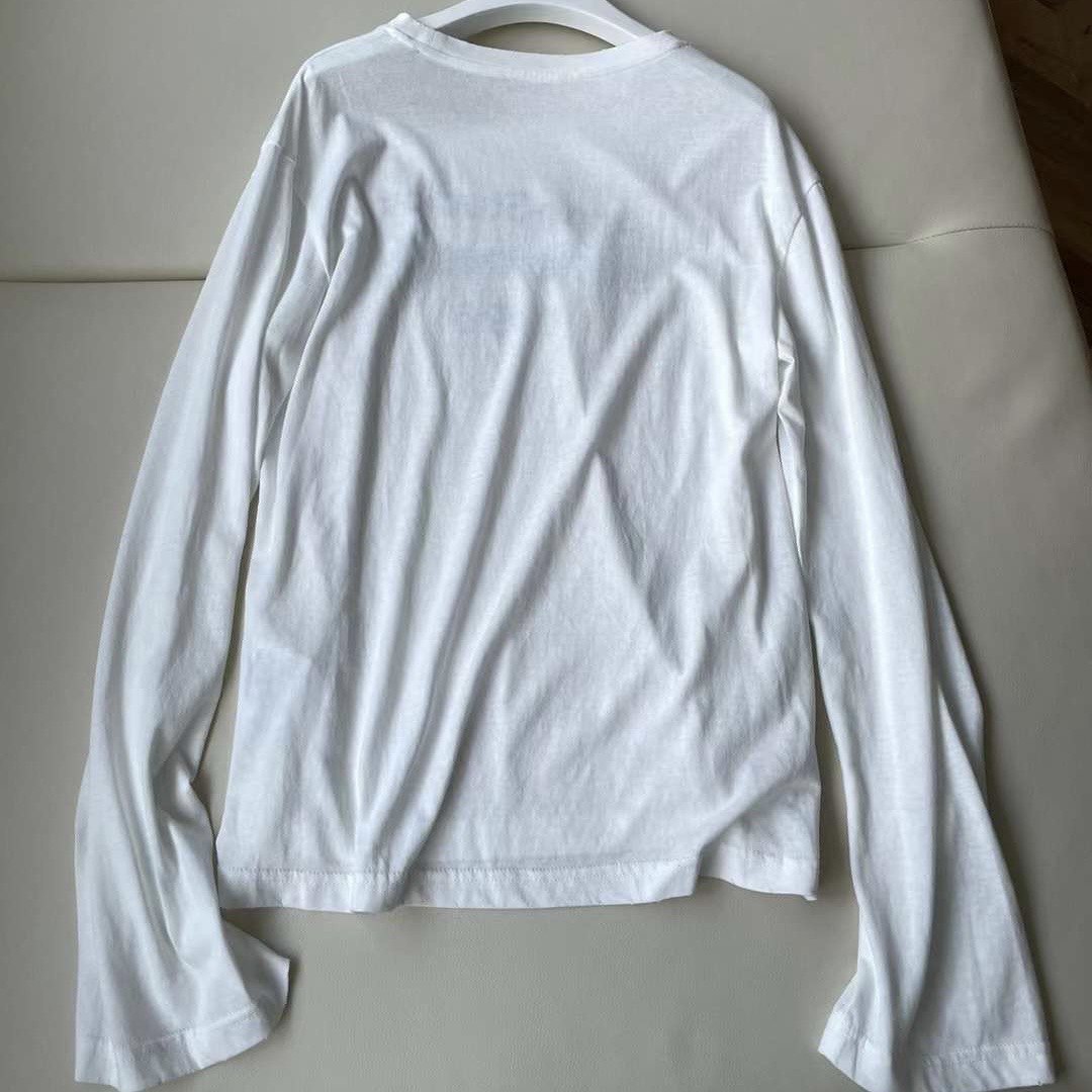 ACNE STUDIOS Logo Print Long Sleeve T-shirt