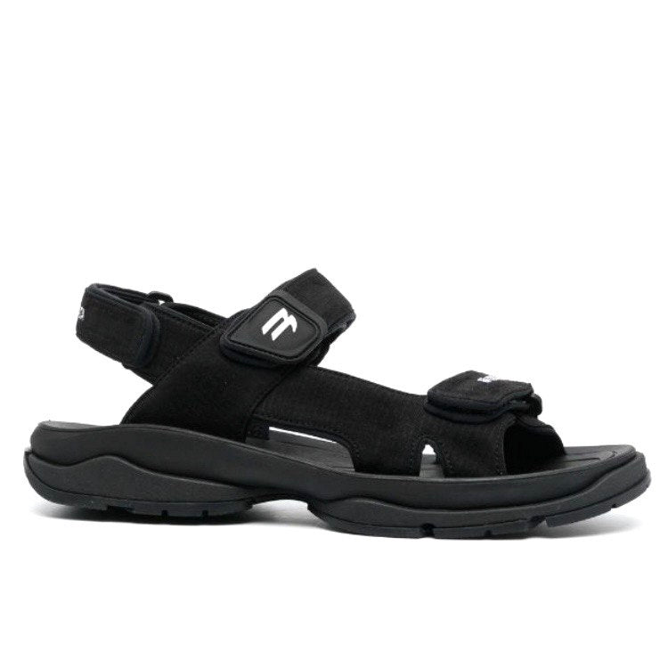 BALENCIAGA Tourist Logo Touch Strap Sandals