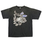 SAINT MICHAEL Graphic-Print Distressed Cotton T-shirt