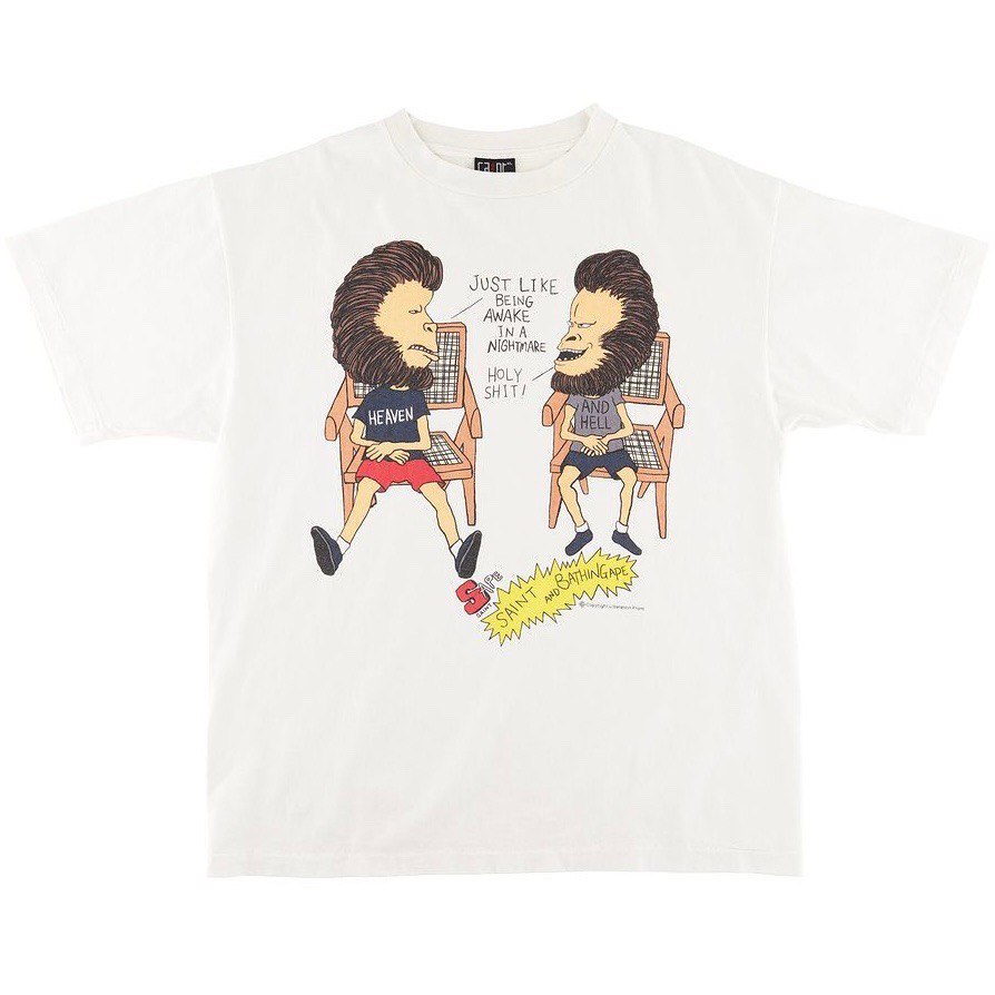 SAINT MICHAEL x A Bathing Ape® Graphic-Print T-shirt