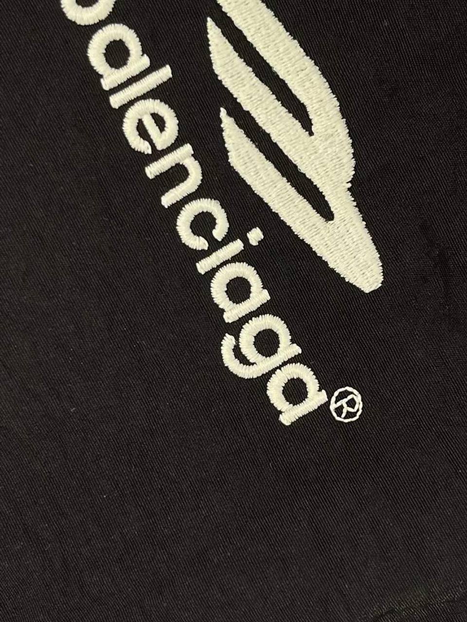 BALENCIAGA Logo Embroidered Shorts