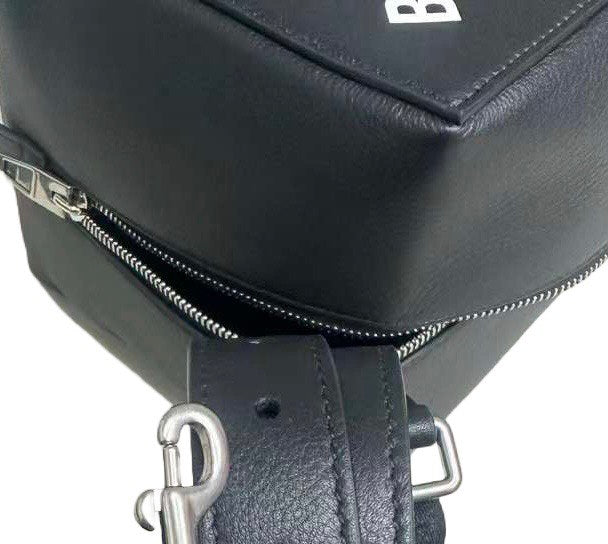 BALENCIAGA Small 4x4 Leather Top Handle Bag