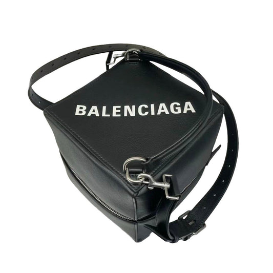 BALENCIAGA Small 4x4 Leather Top Handle Bag