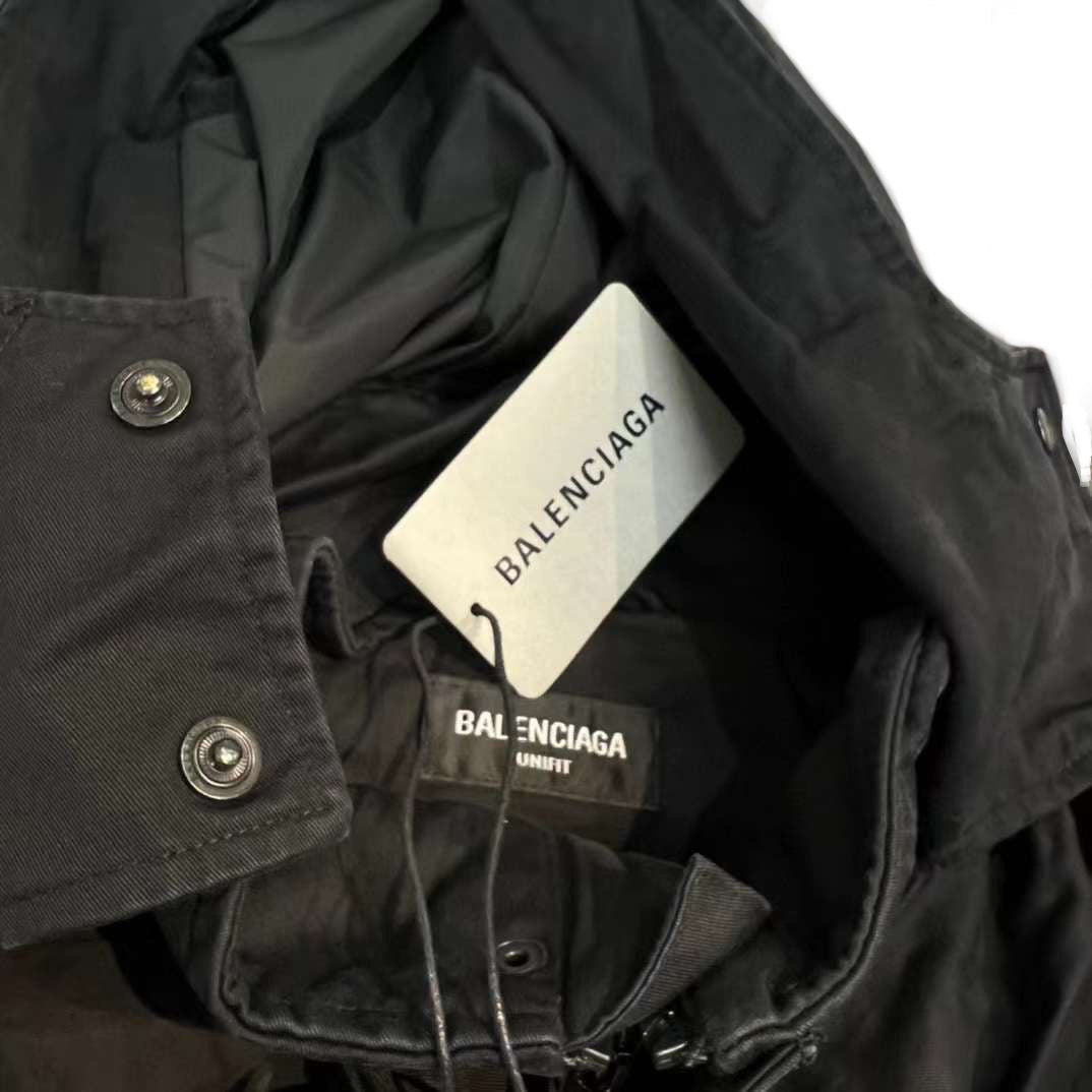 BALENCIAGA Double B Light Cotton Parka