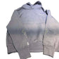 CHROME HEARTS x DRAKE Certified Chrome Hand Dyed Hoodie Washed Blue (Miami Exclusive)