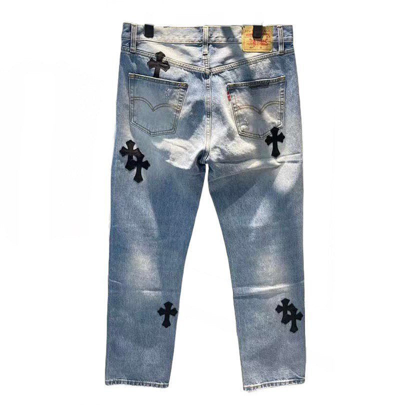 CHROME HEARTS × MATTY BOY Denim Jeans WHAT'S ON THE STAR?