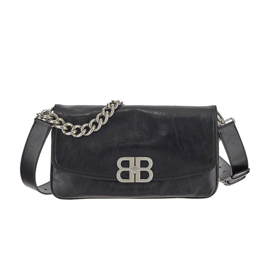 BALENCIAGA BB Soft Small Leather Shoulder Bag