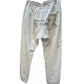 SAINT MICHAEL Logo Distressed Cotton Sweatpants - Grey,Multi