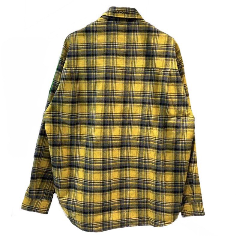 BALENCIAGA Reversible Shirt - Yellow Grey