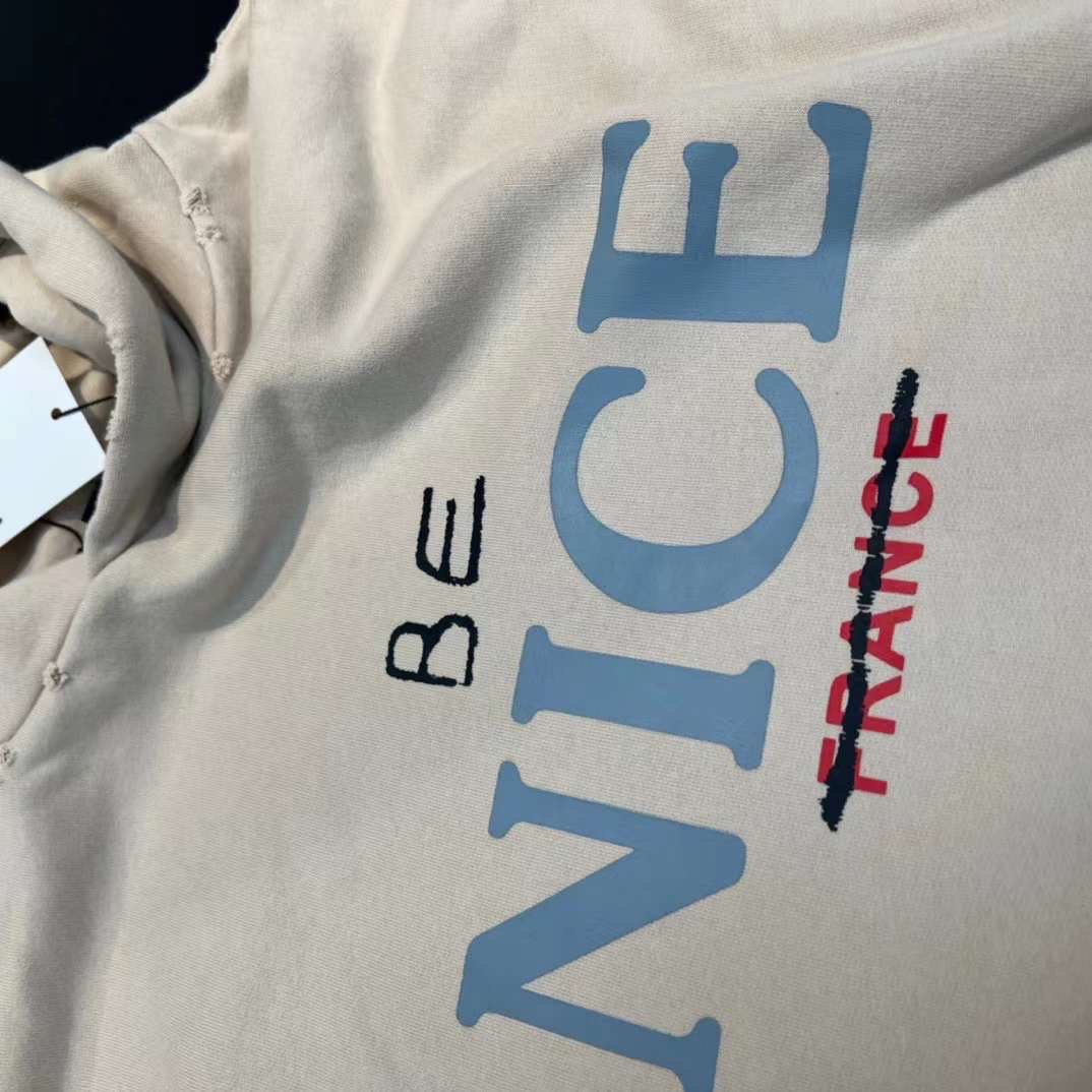 BALENCIAGA  “Be Nice” Hoodie