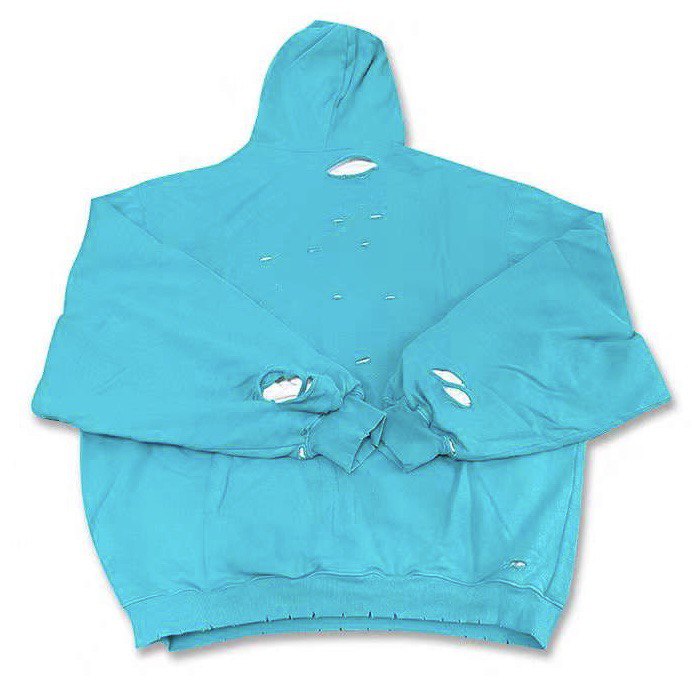 BALENCIAGA Caps Destroyed Hoodie