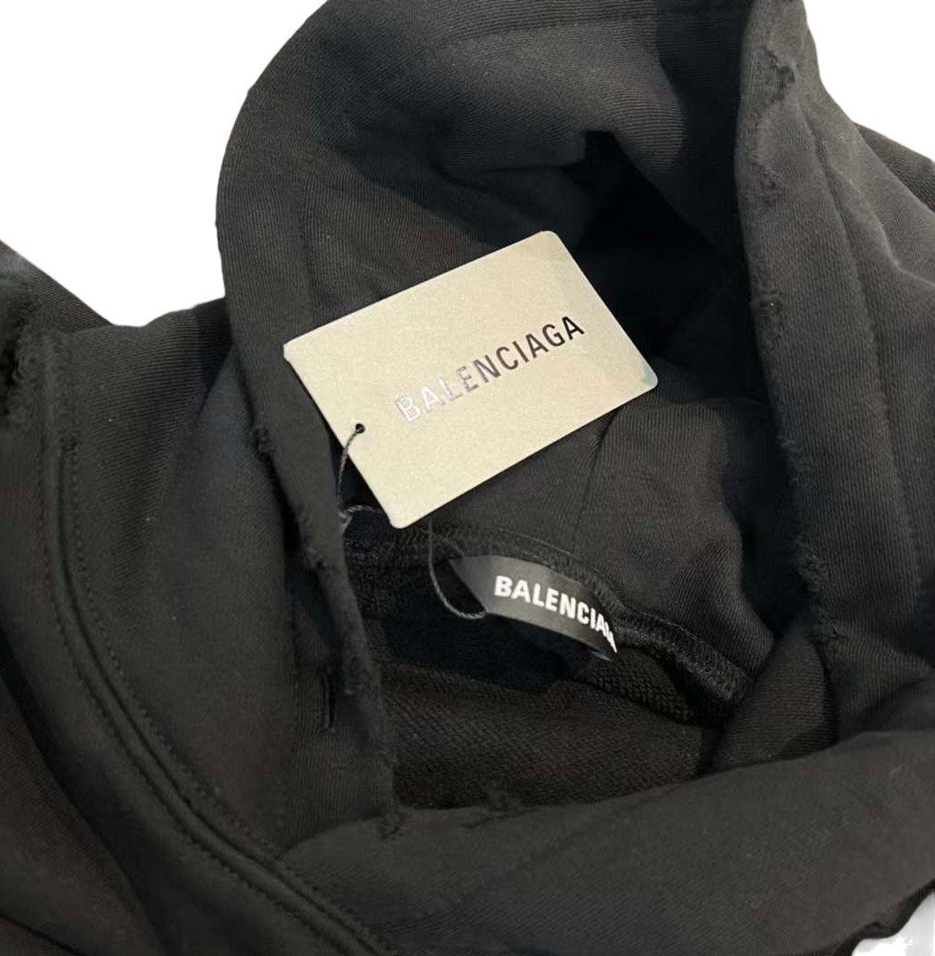 BALENCIAGA "Hello My Name is Demna" Black  Hoodie