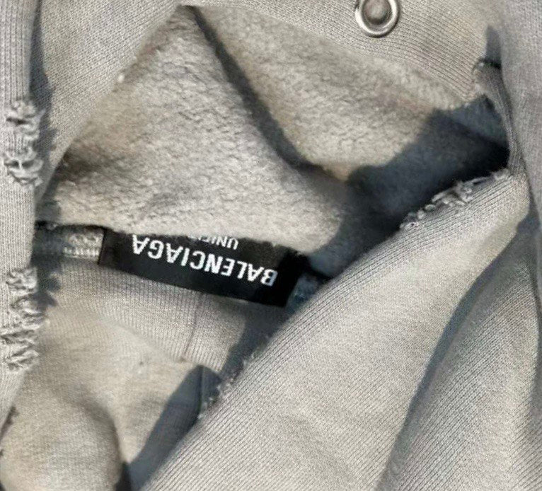 BALENCIAGA Pixel-Logo Hoodie