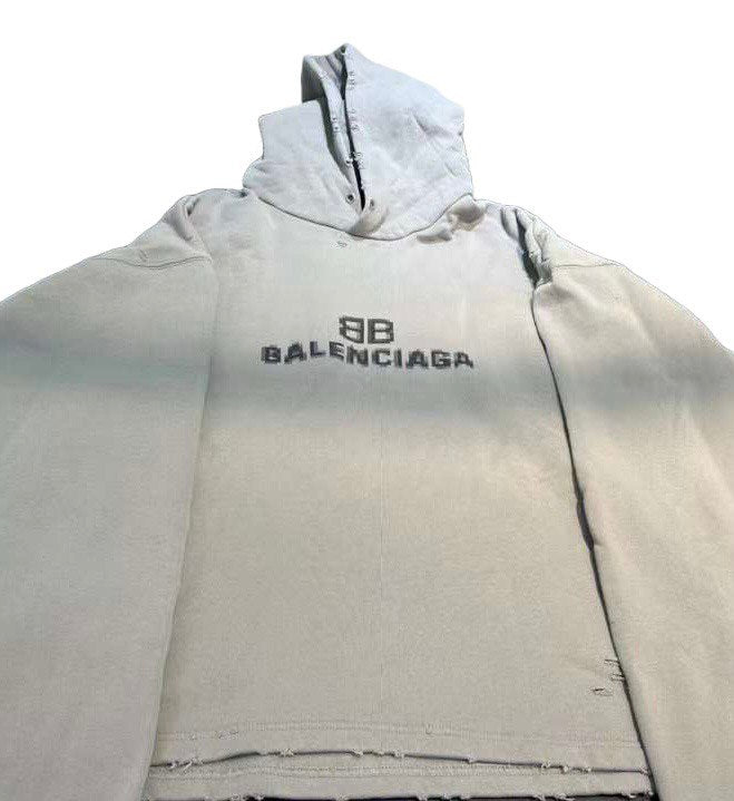 BALENCIAGA Pixel-Logo Hoodie