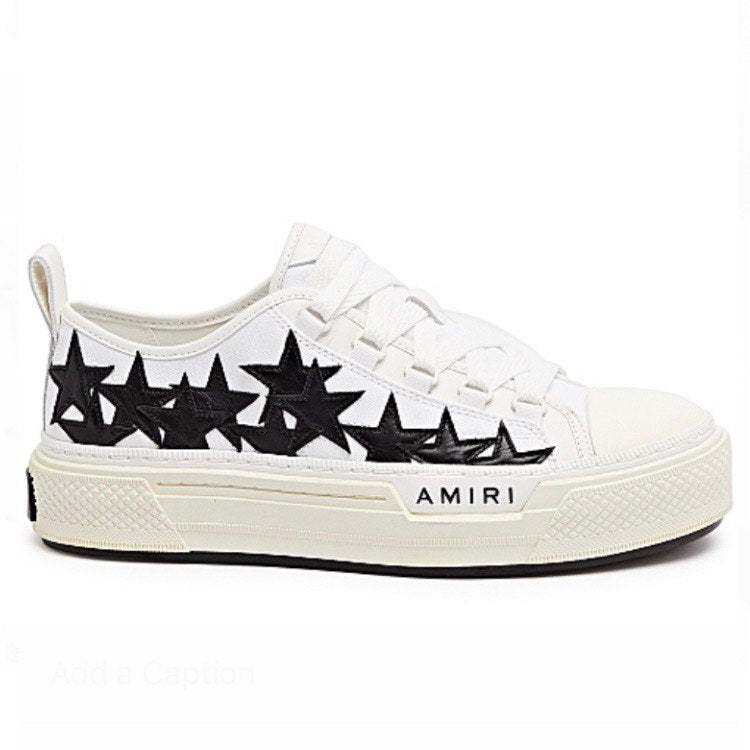 AMIRI Stars Court Canvas Sneakers