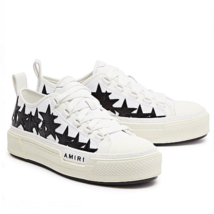 AMIRI Stars Court Canvas Sneakers