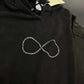 VETEMENTS Infinity Sign Black Oversized Hoodie