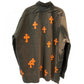 CHROME HEARTS Work Dog Jacket "Brown & Orange Crosses"