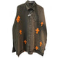 CHROME HEARTS Work Dog Jacket "Brown & Orange Crosses"