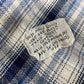 GREG LAUREN Plaid Print Long Sleeve Western Shirt