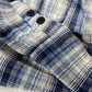 GREG LAUREN Plaid Print Long Sleeve Western Shirt