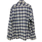 GREG LAUREN Plaid Print Long Sleeve Western Shirt