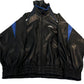 BALENCIAGA 3B Sports Icon Oversized Leather Tracksuit Jacket