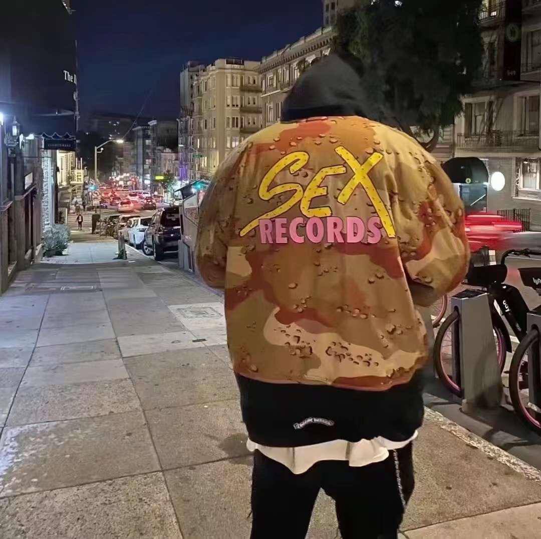 CHROME HEARTS Matty Boy Sex Records Bomber – OUTGUM