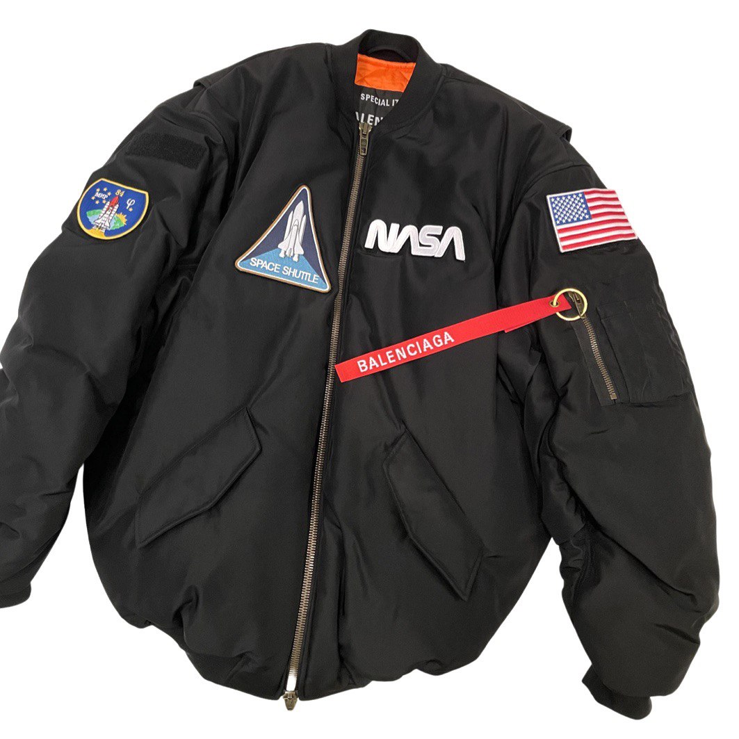 BALENCIAGA Nasa Bomber Jacket