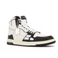 AMIRI Skel Top Hi-Top Sneakers in White/Black