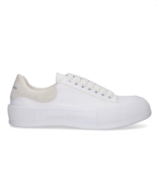 ALEXANDER MCQUEEN Deck Plimsoll Lace-Up Sneakers