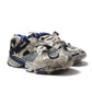 VETEMENTS x REEBOK Genetically Modified Pump Distressed Leather And Mesh Sneakers