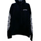 CHROME HEARTS Pink Dagger & Eye Chart Hoodie