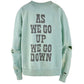 Saint Michael Crewneck Mint Sweatshirt