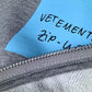 VETEMENTS Blue Tag Zip Up Hoodie