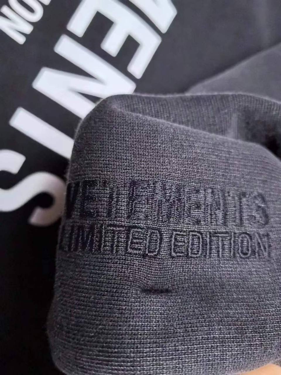 VETEMENTS "Limited Edition" Hoodie