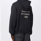 ACNE STUDIOS Stockholm Oversize Distressed Graphic Hoodie In Black