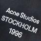 ACNE STUDIOS Stockholm Oversize Distressed Graphic Hoodie In Black