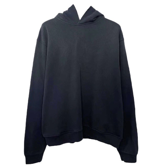 ACNE STUDIOS Stockholm Oversize Distressed Graphic Hoodie In Black