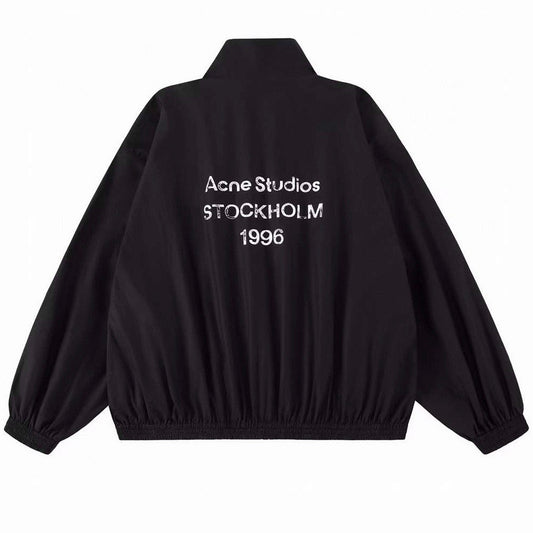 ACNE STUDIOS Logo Cotton Poplin Jacket
