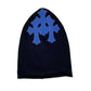 CHROME HEARTS Matty Boy Blue Patchwork Beanie In Black